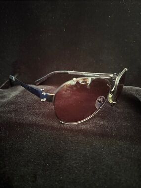 TORY BURCH Unisex Aviator Metal Frame Sunglasses